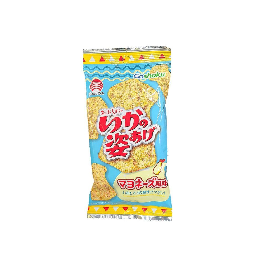 いかの姿あげ　マヨネーズ風味10袋入りのパッケージ画像。